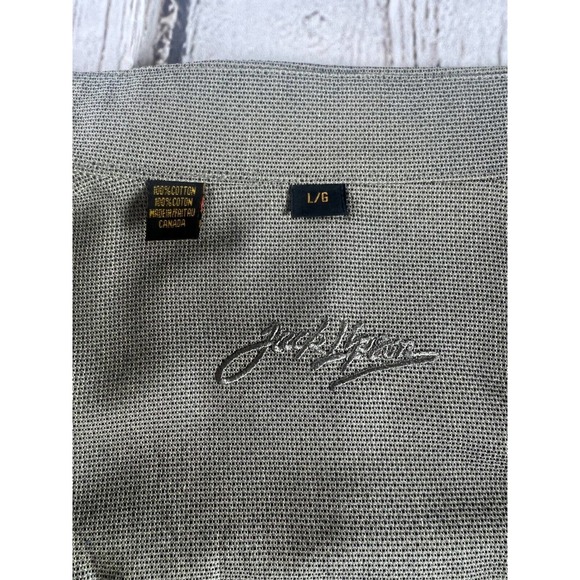 Signature Jack Lipson Mens Button Down Shirt Green Size Large - Picture 2 of 6